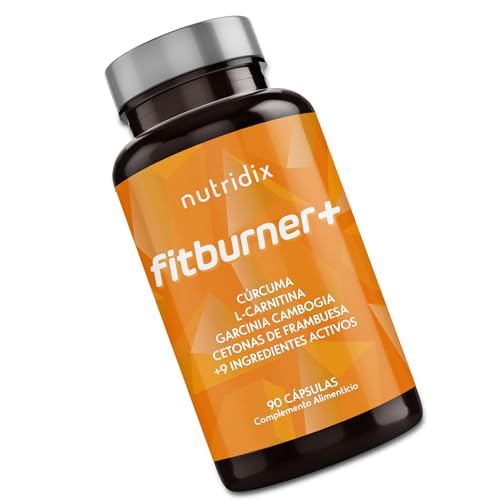 Emagrecimento muito rápido e eficaz mulher - perder peso - queima gorduras potente para emagrecimento - L carnitina Garcinia Cambogia - 90 comprimidos de emagrecimento FitBurner