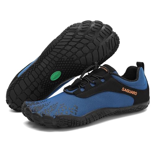 SAGUARO Sapatilhas minimalistas homem sapatilhas de Trail Running mulher sapato escalço