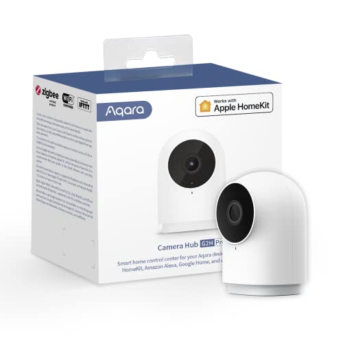 Aqara Câmara Hub interior G2H Pro, 1080p HD de câmara HomeKit, visão noturna, áudio bidirecional, Zigbee Hub, câmara tomada compatível com Alexa, HomeKit, Google Assistant e IFTTT