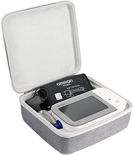 Khanka Capa rígida bolsa para OMRON Tensiómetro, Cinza