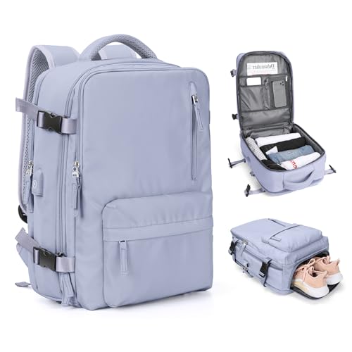 SZLX Mochila viagem cabine avião 40 x 20 x 25 mulher Ryanair mala para cabine de avião bagagem de mão 45 x 36 x 20 Easyjet mochila de caminhada mochila para portátil impermeável homem com carregador