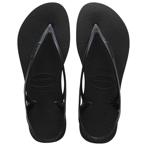 Havaianas - Sunny II, sandálias confortáveis e duradouras, com tira de fecho no salto, traz estabilidade, tiras finas, mulher