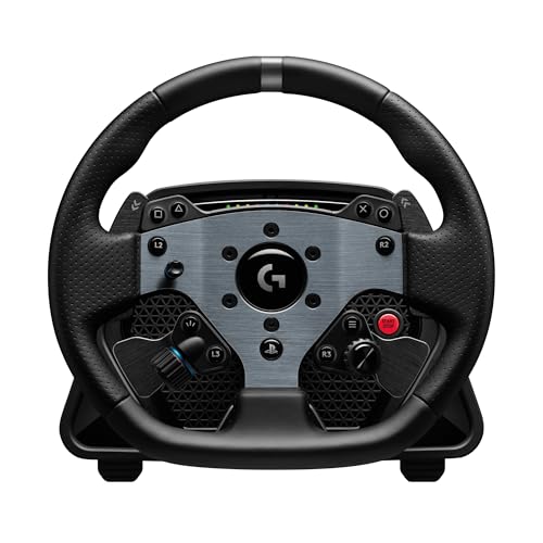 Logitech G PRO Racing Wheel Volante para PC, PS4 e PS5, força de 11 NSJFS m, acionamento direto, Feedback ultrarrealista, alavancas de mudança magnéticas, embraiagem dupla, distribuição de botões PRO