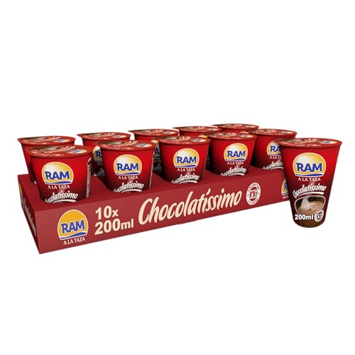 Chocolate RAM chocolate 200 ml, caixa de 10 unidades