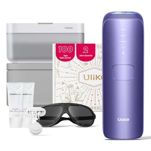 Ulike Air 3 Deluxe – Depiladora de luz de pulso para mulher e homem, resultados praticamente indolores, alternativa à remoção a laser, com esterilizador UV e gel de aloé