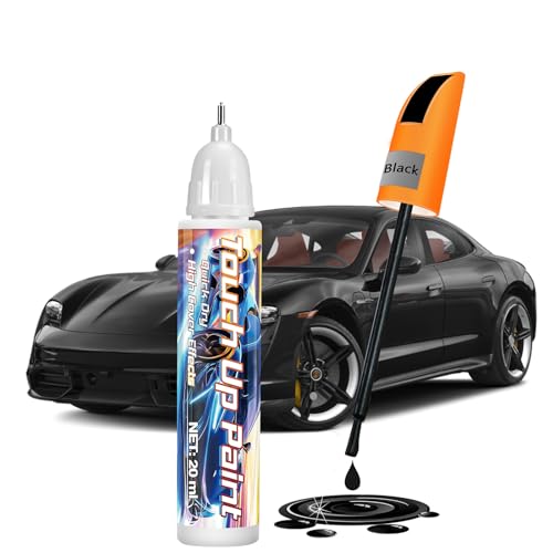 AstraVox Reparador de riscos de carro, 20 ml remove riscos de carro, design 2-em 1, eficaz para reparar arranhões, adequado para carros, bicicletas e motocicletas, fácil de usar (preto)