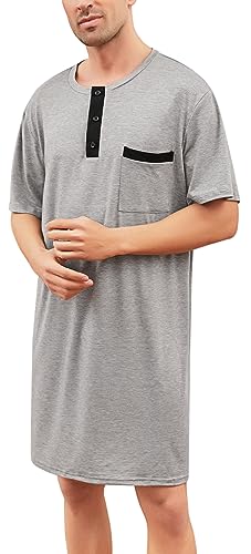 Pijama comprida homem algodão t-shirts de pijama homem manga comprida camisa de dormir roupa de dormir pijama sexy casual confortável