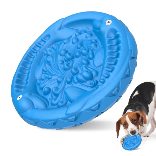 RUXAN Brinquedo para cão inestrutíveis, brinquedos duros morder para cães, superfície convexa resistente brinquedos interativos para cachorro de cães pequenos médios e grandes