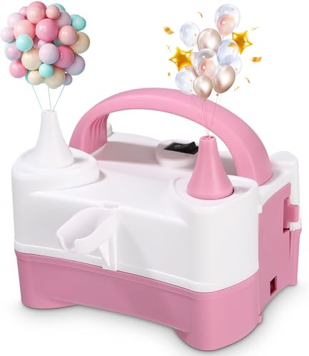 Inflador elétrico balões, insuflador de balões elétrico, balão insuflador, insuflador de balões, máquina de encher balões elétricos, 220 V 400 W para decorações de aniversário e casamento, festas