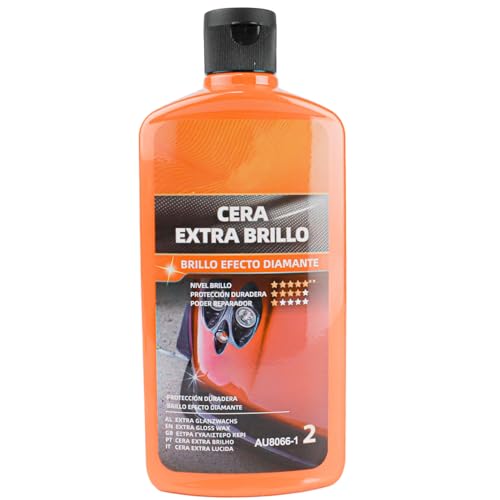 Various - Cera de alto brilho para carro, cera rápida para carros, proteção duradoura e cuidados para a pintura do seu veículo contra a intermperie, brilho intenso, 500 ml