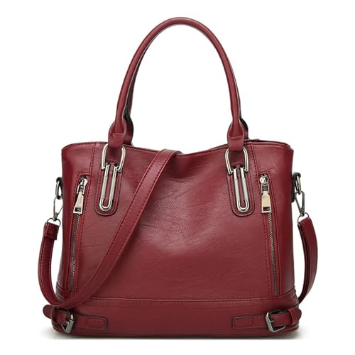 Mala de tiracolo mulher malas de couro PU casual mala Shopper mala de ombro mala tote grande capacidade