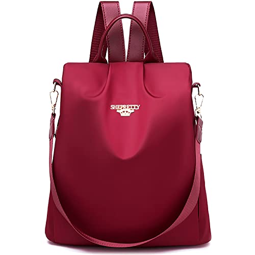 shepretty Mochila anti-roubo impermeável para mulher viajar