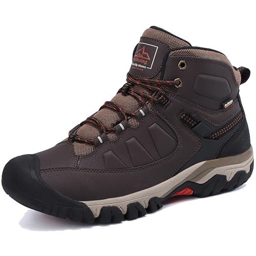 AX BOXING Botas homem inverno forradas quentes sapatilhas Trekking antiderrapantes botas caminhadas tamanho 41-46 UE