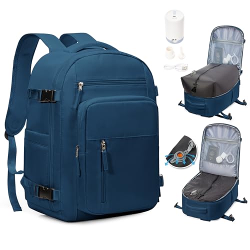 SZLX Mochila a vácuo com bomba mochila viagem cabine avião 40 x 30 x 20 Ryanair Vueling Wizzair bagagem de mão 40 x 30 x 20 mochila viagem 40 x 20 malas cabine 45 x 36 x 20 Easyjet para portátil