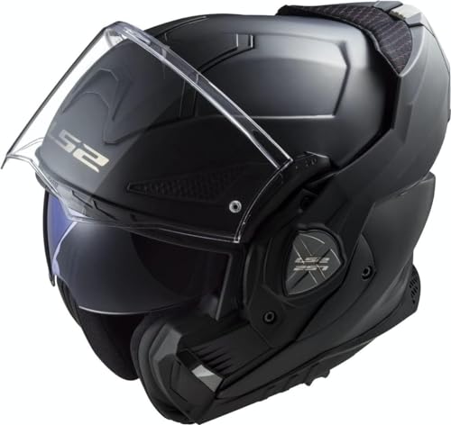 LS2, Capacete modular Moto ADVANT X Solid Mat Black, S