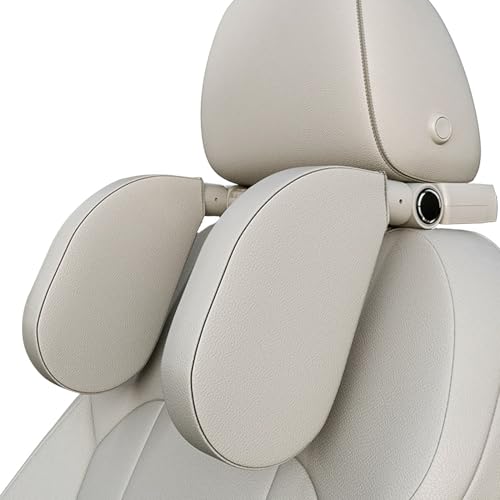 Aipwerer Encosto de cabeça para carro, suporte para pescoço retrátil e removível almofada gancho para apoio de cabeça do assento do carro, para crianças e adultos suporte para a cabeça (cinzento A05