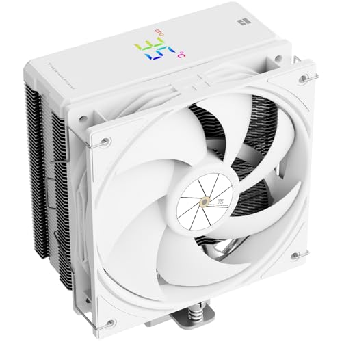 Thermalright Assassin X 120R Ventoinha para CPU (4 tubos de calor de 6 mm, cobertura superior de ecrã digital, 151 mm de altura, para AM5 e Intel LGA1700/1851/1150/1151/1200)