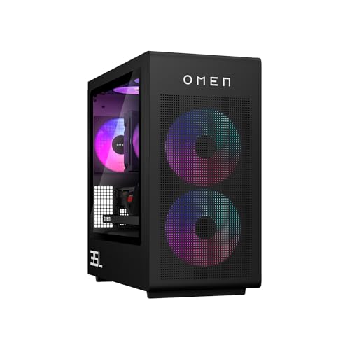 HP Computador de mesa Gaming OMEN GT16-0117ns (processador Intel Core Ultra 5 245K, 32 GB RAM, 1 TB SSD, NVIDIA GeForce RTX 5060 Ti, Freedos)