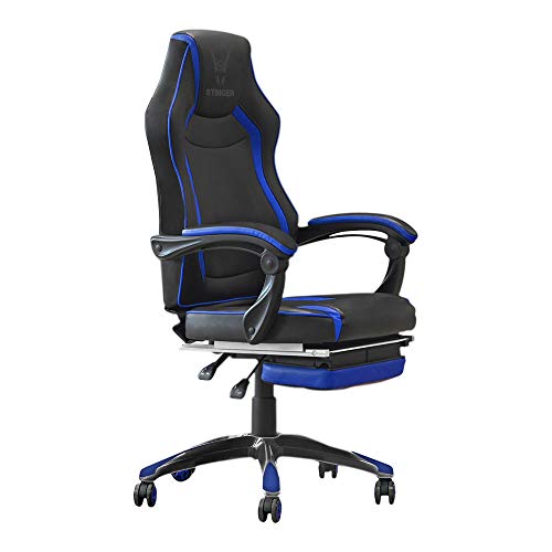 Woxter Stinger Station RX Cadeira de escritório e gaming com eixo de aço, sistema de levantamento de encosto a gás e repouso extensível, inclinação até 170º