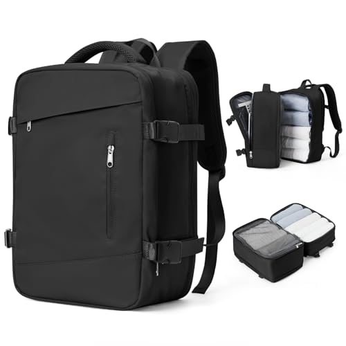 BJLFS Mochila a vácuo mochila viagem cabine avião 40 x 20 x 25 mulher Ryanair malas de mão de viagem EasyJet bagagem de mão cabine avião mochila de caminhada mochila para voar
