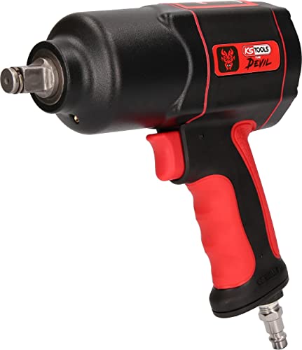 KS Tools 515.1200 Aparafusador de impacto pneumático de alta potência de 1/2" THE DEVIL, 1600 Nm