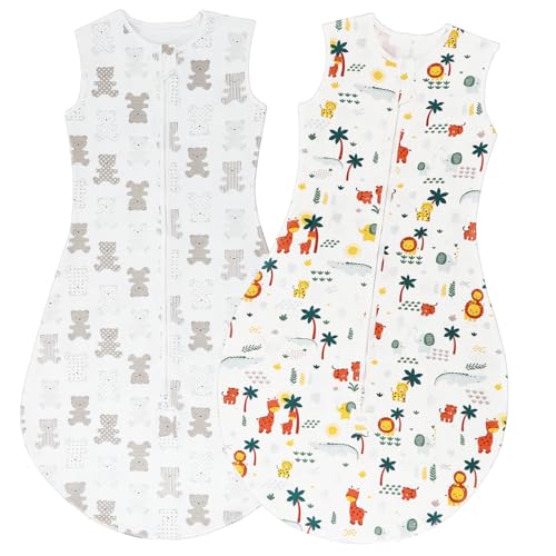 TOGOU2S 2 Pcs saco de dormir bebé verão