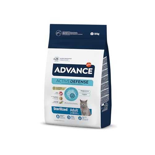 Advance Cat Adult Sterilized, ração para gatos adultos esterilizados com peru, 10 kg