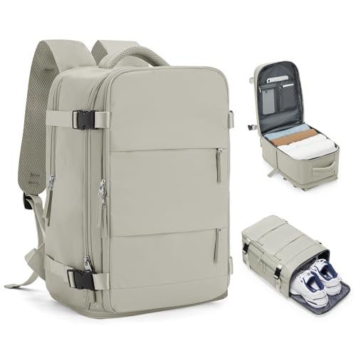 HPLQQ Mochila viagem cabine avião 40 x 20 x 25 para Ryanair mochilas para mulher mala de cabine 45 x 36 x 20 bagagem de mão cabine avião para EasyJet mochila de caminhada mochila impermeável cabine mochila