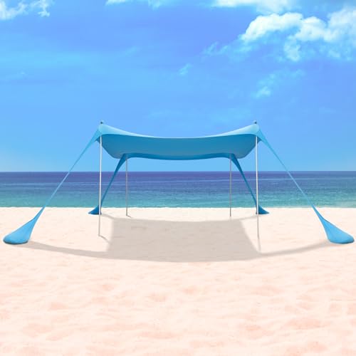 Night Cat Loja de praia Lycra tendas para praia refúgio proteção UV UPF50 com âncoras de saco de areia para piquenique na praia pesca campismo