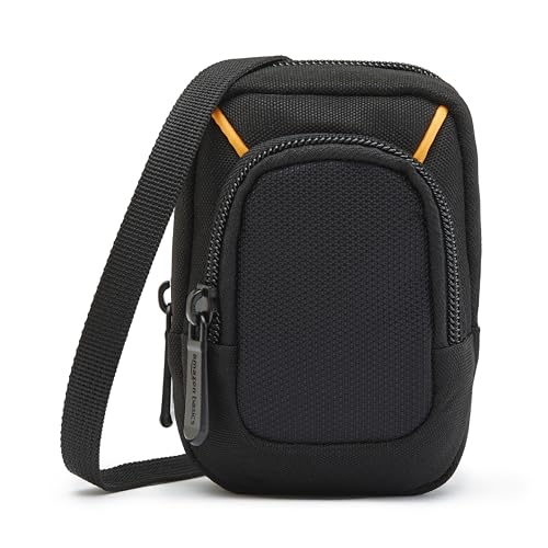 Amazon Basics Estojo para câmara digital compacta, médio com acolchoado interno para câmaras de 10,2 x 6,1 x 2,5 cm, preto, sólido, extra pequeno