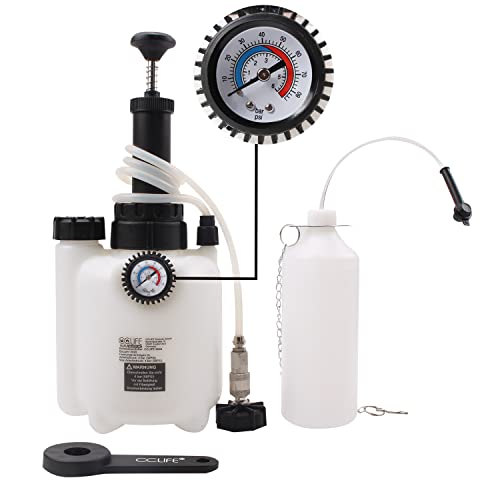 CCLIFE 3L Purgador freios carro equipamento de urgia de travões kit mudança líquida travões Brake Bleeder Kit