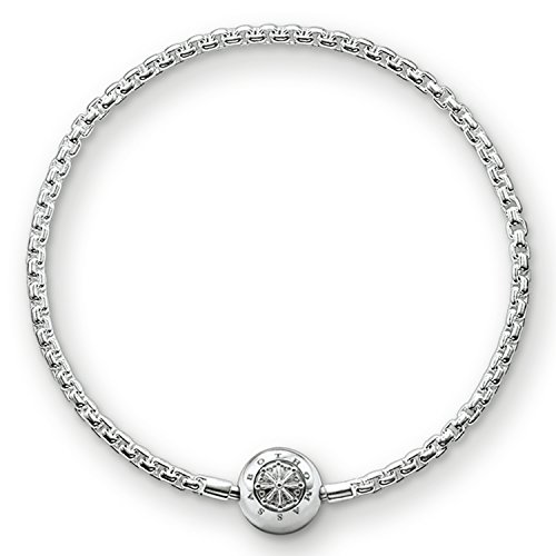 Thomas Sabo Pulsera para Mujer Cuentas Plata de Ley