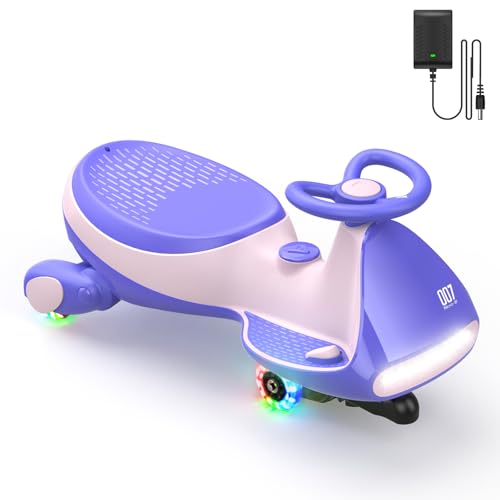 FanttikRide 12V N7 Pro Carro elétrico para crianças, bateria recarregável, carro oscilante 2 em 1, 2 velocidades, anti-viagem, rodas intermitentes, Bluetooth, para crianças a partir de 3 anos, 68 kg