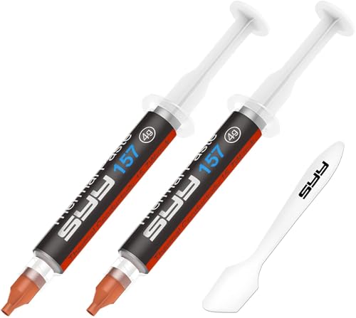 SYY Pasta térmica, 8 g Thermal Paste nova atualização fácil de aplicar da CPU para IC/processador/CPU/todos os refrigeradores com material de interface térmica
