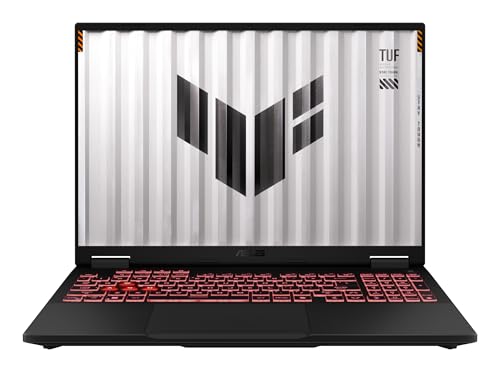 ASUS TUF Gaming A16 FA608UP-QT006 Computador portátil Gaming de 16" WQXGA 165Hz (AMD Ryzen 7 260, 32 GB RAM, 1TB SSD, NVIDIA RTX 5070 8GB, sem sistema operacional), cinzento Jager - Teclado lado
