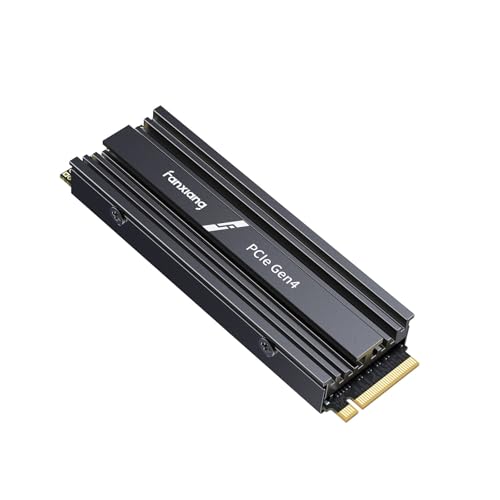 fanxiang SSD 1TB PCIe 4.0 NVMe M.2 2280 - até 7100 MB/s, disco rígido SSD interno com dissipador compatível com PS5, computador secretária e portáteis - S880E