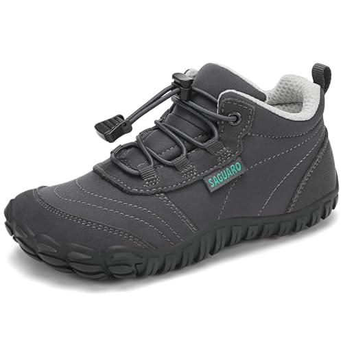 SAGUARO Sapatilhas leves para crianças e respiráveis, sapatos de trekking Barefoot minimalistas Sneakers Gr.26-36