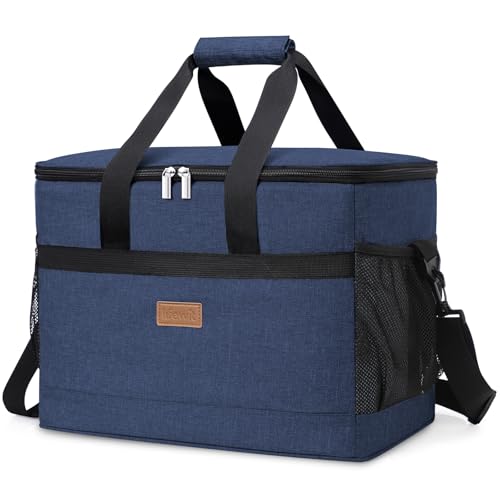 Lifewit Geladeira portátil 30 l, bolsa térmica grande, Cooler Bag dobrável, bolsa de frigorífico porta-alimentos para homem, mulher de criança, porta-alimentos para praia, piquenique, camping