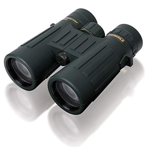 STEINER Binóculos de caça Observer 10 x 42 - ótica de qualidade alemã, imagens brilhantes e detalhadas, grande aumento, design de borda de teto leve