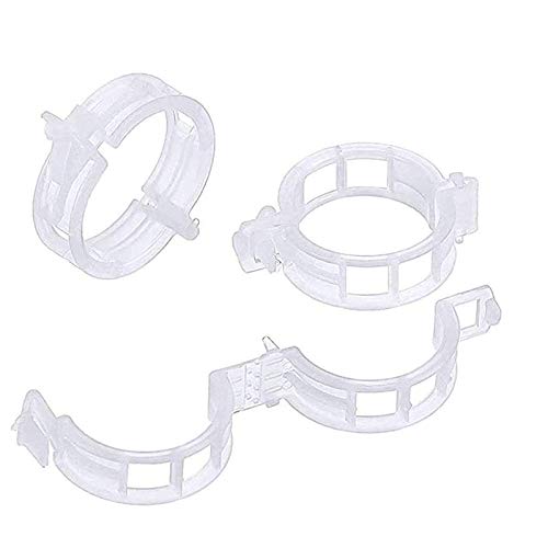 HPiano 200 pinças para plantas, clipes para pendurar, clipes para plantas, suporte para tomates, pimentas, plantas de videira e flores para crescer verticalmente, para artesanato com clipe para