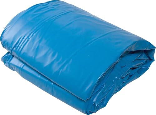 Gre FSP400 Liner para piscinas redondas, 400 x 90 cm (comprimento x altura), sistema overlap, cor azul