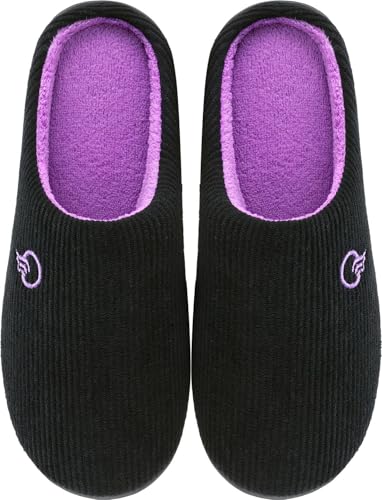 Mishansha Zapatillas de Estar por Casa Invierno Cálidas Suave con Espuma de Memoria, Unisex-Adulto