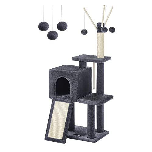 Feandrea Árvore de gatos, torre de jogos, gatinho, cinzento antracite PCT143G01