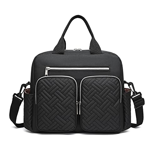 Kono Bolsa trocador para bebé impermeável de grande capacidade com bolsos térmicos e vários compartimentos, bolsa de maternidade e fraldas unissexo para mãe e pai, ideal para viagens, hospital e