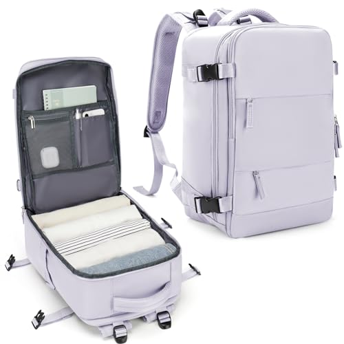 SZLX Mochila viagem cabine avião 40 x 20 x 25 mulher Ryanair bagagem de mão 45 x 36 x 20 Easyjet malas de viagem cabine para portátil 14 polegadas impermeável mala de viagem homem para trabalho