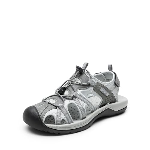 DREAM PAIRS Sandálias homem verão trekking desportivas praia antiderrapantes sapatos com ponta fechada de caminhadas