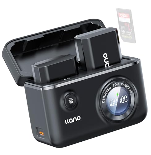 llano NP-FZ100 Kit carregador de bateria duplo rápido de 18 W para Sony A7iii A7R V IV Alpha A7C A6700 A7R3 ZV-E1 FX3 FX30 ILCE-1M2 2 pacote de 2 baterias de substituição 2400 mAh ecrã Dimensor