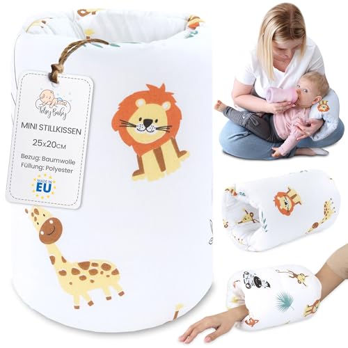 Totsy Baby Almofada de amamentação para bebé de 20 cm - almofada de manga ou bracelete para alimentação do bebé pequena almofada para meninas e meninos almofadas grávidas dormir e amamentação Oeko-Tex