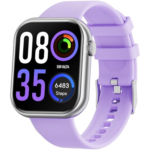 Relógio inteligente para mulher e homem, ecrã tátil de 1,85 polegadas, relógio inteligente com chamadas Bluetooth, relógio para mulher e homem com mais de 140 modos desportivos SpO2, monitor de sono
