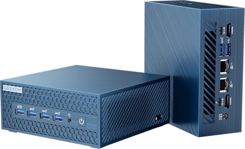 GEEKOM IT1 Mega Ultra-U5 125H AI Mini PC (até 4,5 GHz), 32 GB DDR5 e 1 TB SSD Mini computador, 2,5 G porta LAN dupla/Intel ARC GPU AI Boost/WiFi 7/ BT5.4/ USB4.0/ 8K